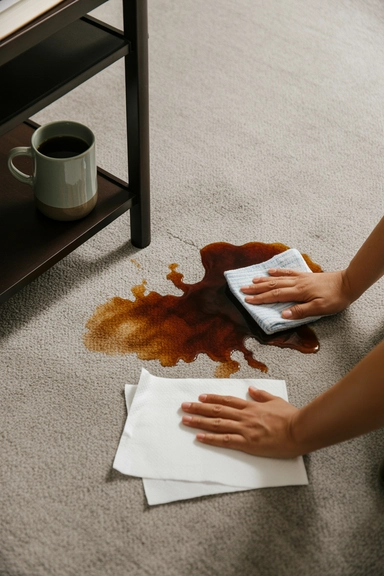 Removing Coffee and Tea Stains Before They Set