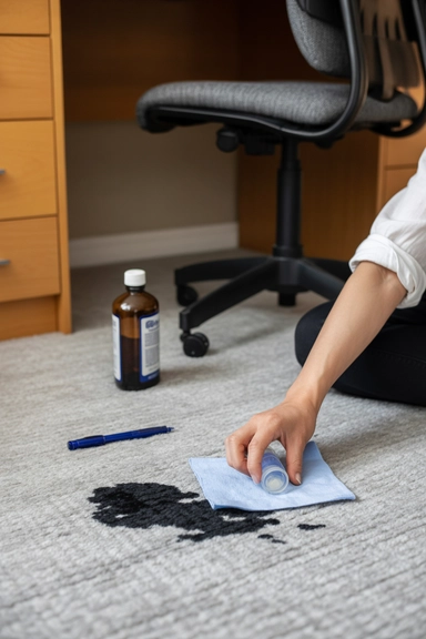 21 Carpet Stain Removal Hacks That Work Fast 13 Rubbing Alcohol for Ink and Marker Stains