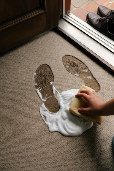 21 Carpet Stain Removal Hacks That Work Fast 18 Shaving Foam Method for Muddy Footprints