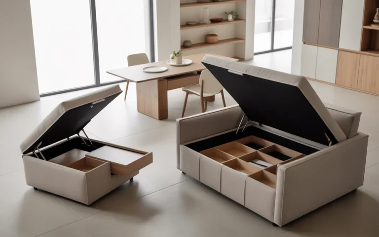 Space-Saving Furniture with Hidden Storage
