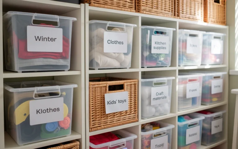 Storage Bin Organization Ideas