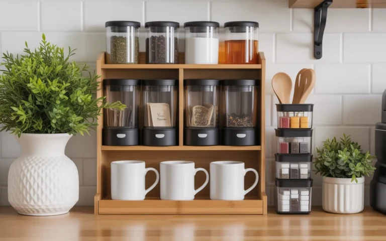 Tea Station Organization Ideas
