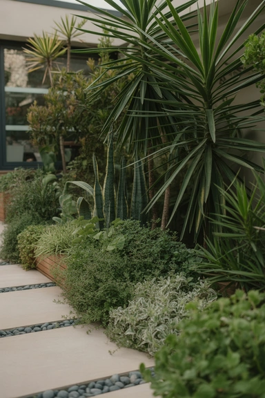 Backyard Landscaping Ideas Using Layered Plants