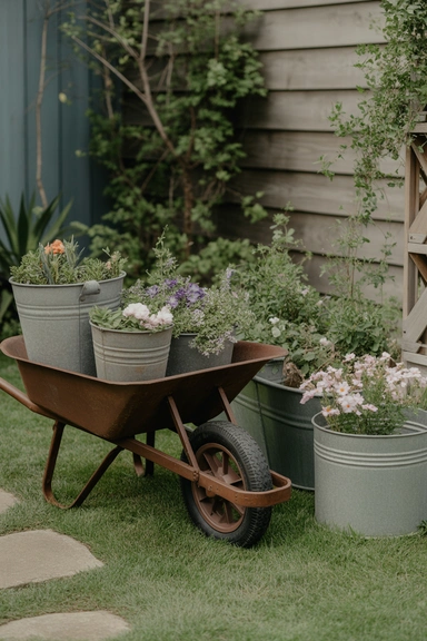 Repurpose Old Items as Outdoor Planters