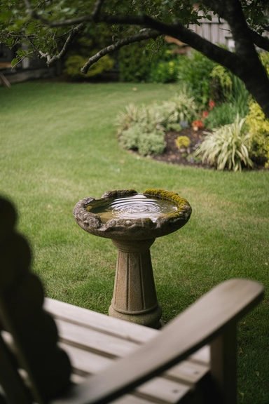 Backyard Living Space Ideas for Comfort and Styles 14 A Focal Point That Gives the Eye Somewhere to Land