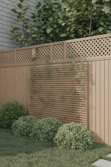 Mixing Materials for a Layered Privacy Screen