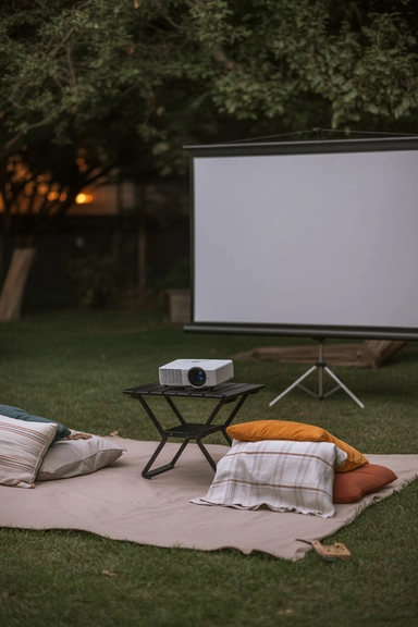 Build a Simple Outdoor Movie Setup