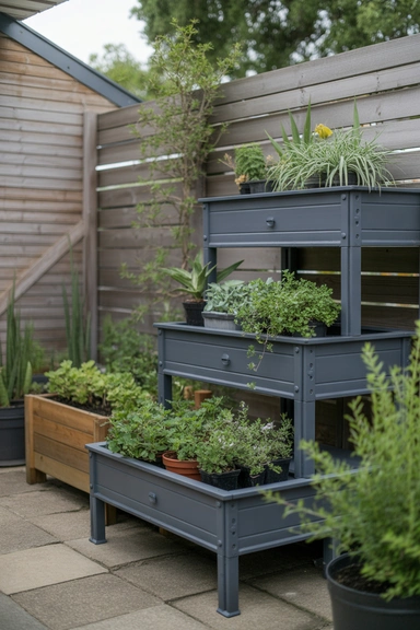 Go Up With Raised Planters and Tiered Beds