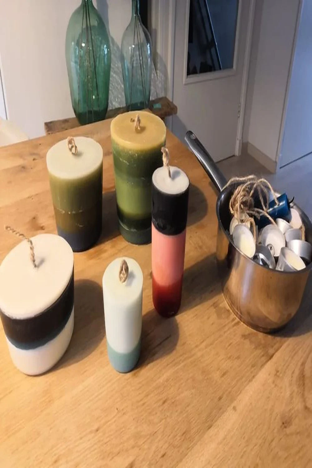 Candles That Are More Than Half Burned Down