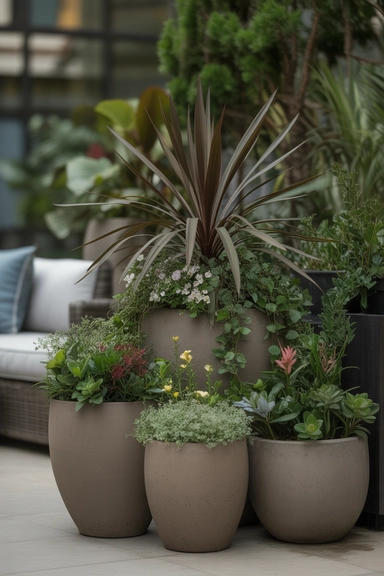 Container Gardens That Add Color Without a Bed