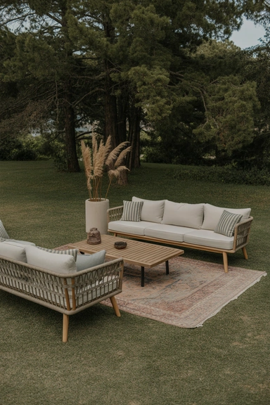 Create an Outdoor Rug Zone