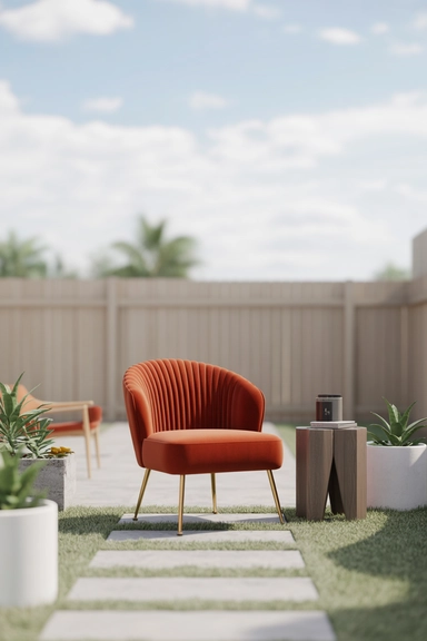 15 Luxury Backyard Ideas for a Dream Outdoor Setup 10 Add One Statement Piece Only