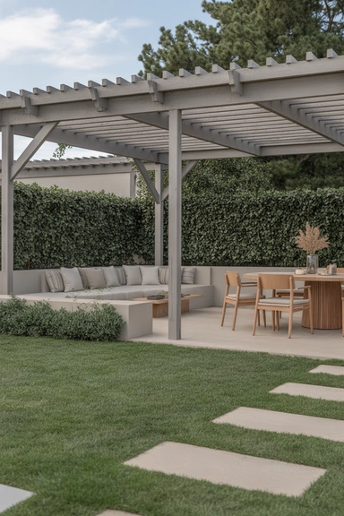 Dividing a Large Yard Into Rooms
