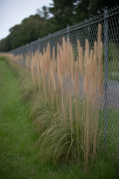 Plant a Row of Ornamental Grasses