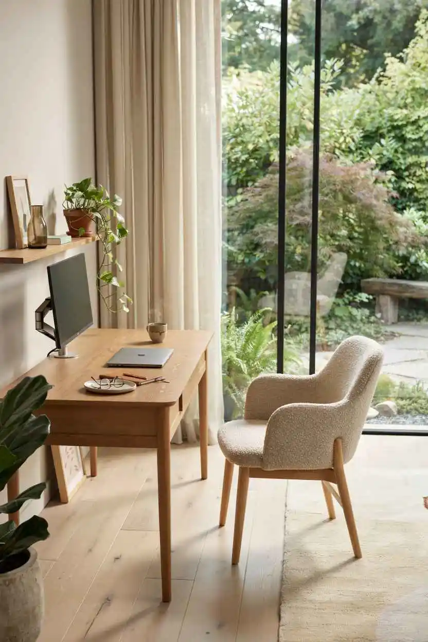 The Desk Facing the Window