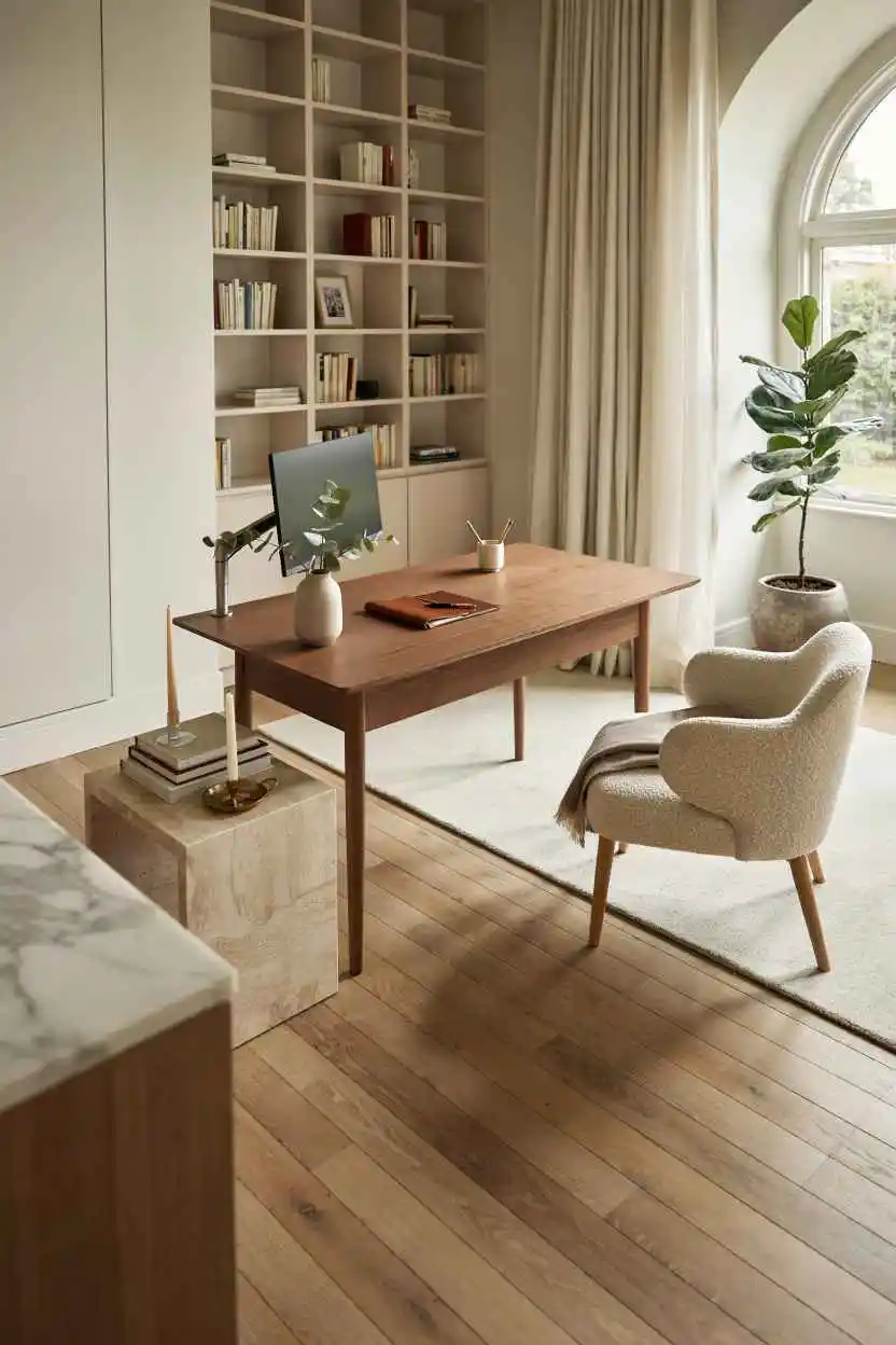 Floating Desk Away From Wall