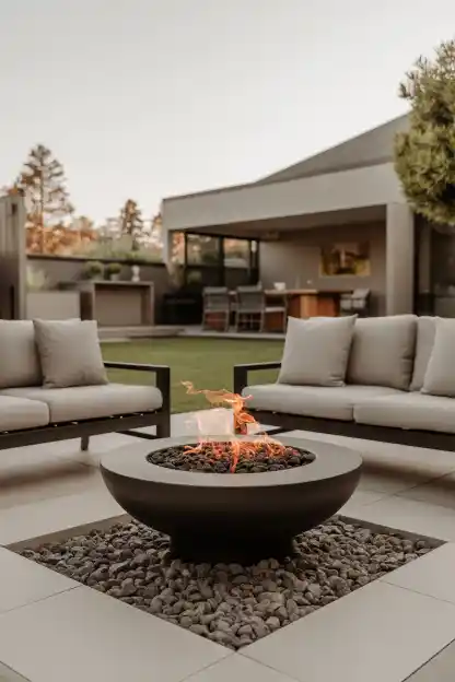 15 Backyard Lounge Ideas for a Relaxing Outdoor Setup 6 Fire Features for Evening Lounging
