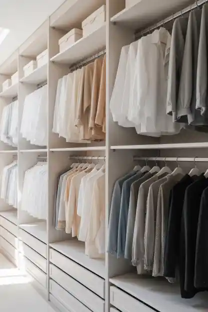21 Best Way to Organize Clothes in Closet (Step-by-Step) 6 Hang by Category, Then by Color Within Each Category