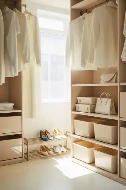 23 Closet Organization Tips and Tricks That Actually Work 6 Using the Floor Smarter Than You Are Right Now