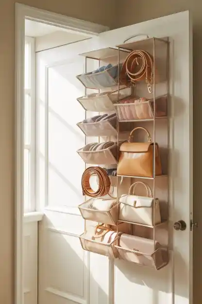 23 Closet Organization Tips and Tricks That Actually Work 7 The Door Is a Storage Wall You're Ignoring