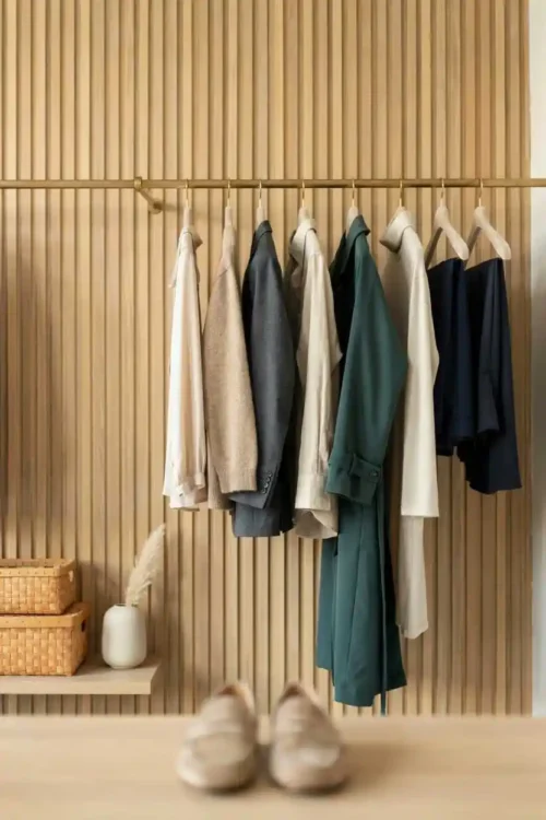 23 Small Closet Organization Ideas That Maximize Every Inch 7 Thin Velvet Hangers That Cut Rod Crowding in Half