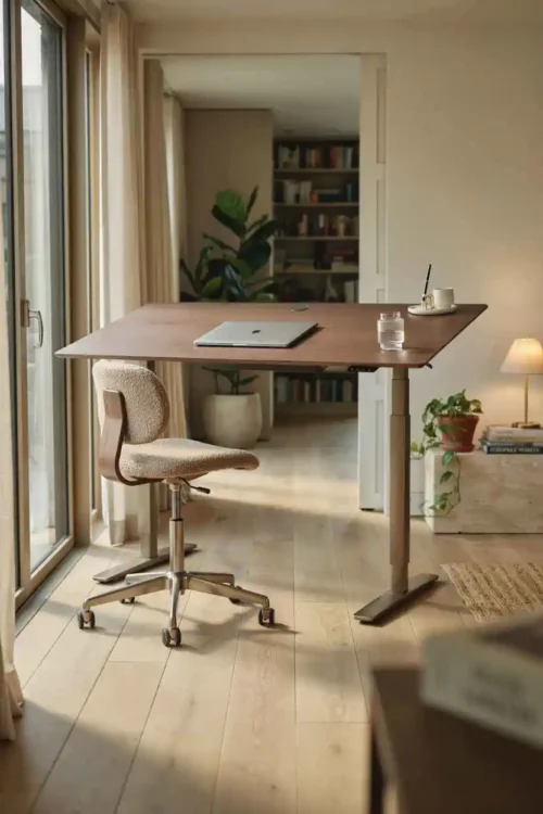 The Standing Desk With a Stool