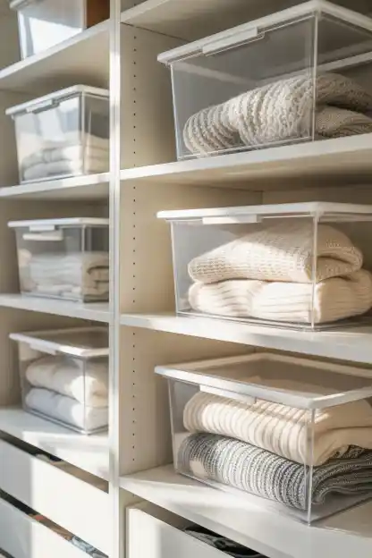 21 Best Way to Organize Clothes in Closet (Step-by-Step) 9 Dedicate a Full Section to Seasonal Rotation