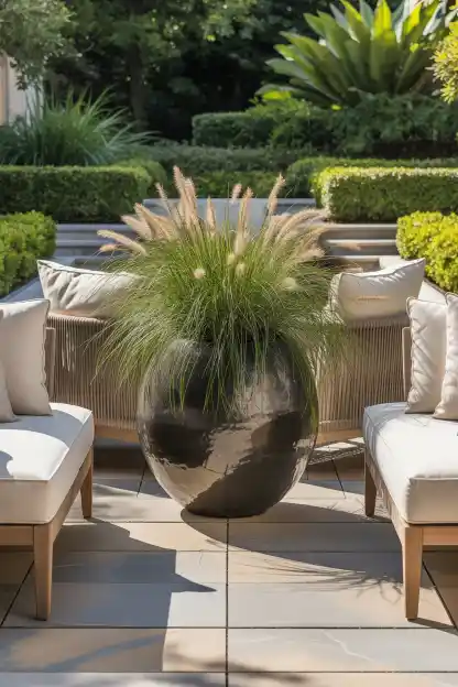 15 Backyard Lounge Ideas for a Relaxing Outdoor Setup 10 A Focal Point the Space Organizes Around