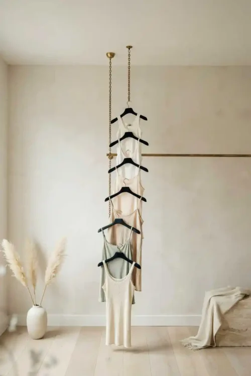 27 DIY Closet Organization Ideas Anyone Can Build 10 Cascading Hangers That Stack Like A Magazine
