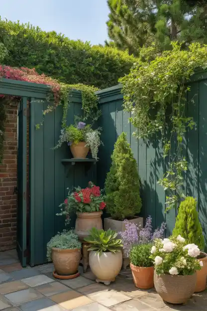 Paint an Old Fence a Bold Color
