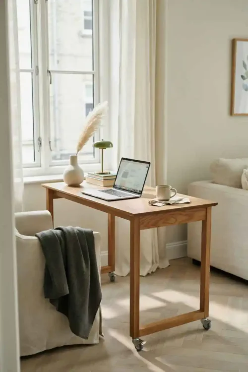 The Rolling Desk on Casters