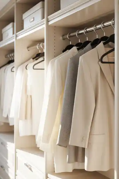 23 Closet Organization Tips and Tricks That Actually Work 12 The Velvet Hanger Density Problem