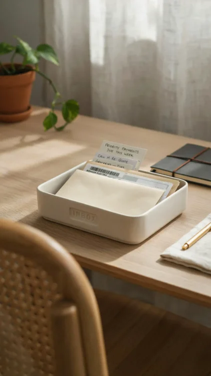How a Weekly Inbox Keeps Your Desk Clear