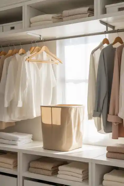 21 Best Way to Organize Clothes in Closet (Step-by-Step) 13 Keep a Donation Spot Inside the Closet
