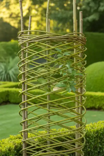 Weave a Willow Fence Panel for Privacy