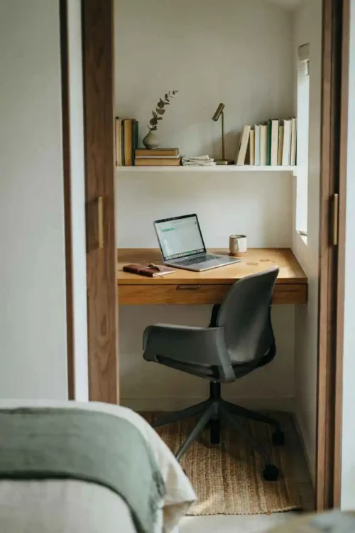 The Desk in a Closet Nook