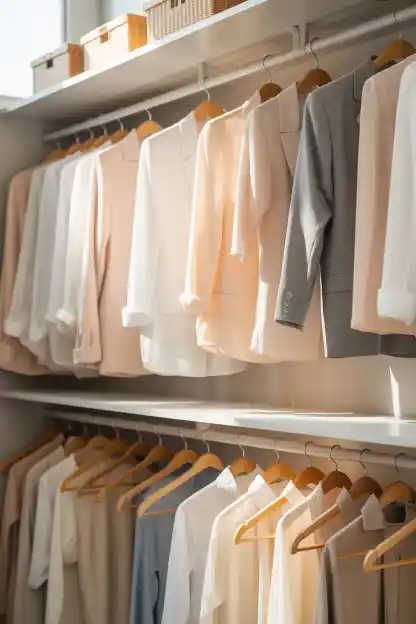 DIY Closet Rod Doublers for Long Closets