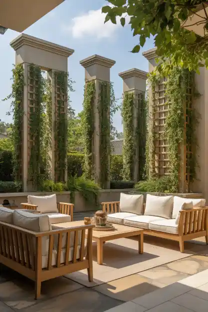 15 Backyard Lounge Ideas for a Relaxing Outdoor Setup 15 Vertical Elements That Add Structure