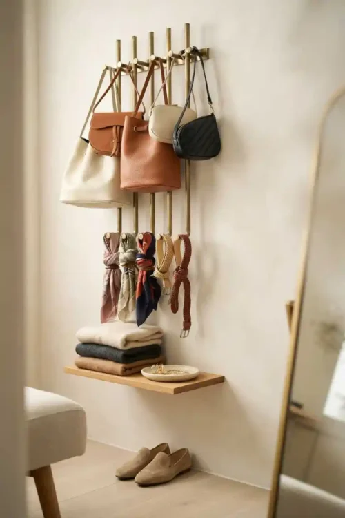 Hooks on Available Wall Space Hold Everything