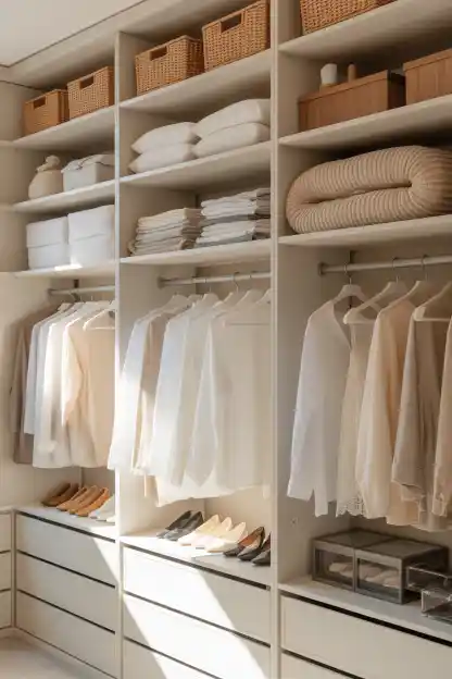 21 Best Way to Organize Clothes in Closet (Step-by-Step) 17 Use Vertical Space Above the Rod