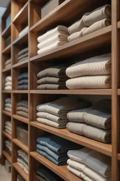Wooden Shelf Dividers From Hardware Store Scrap