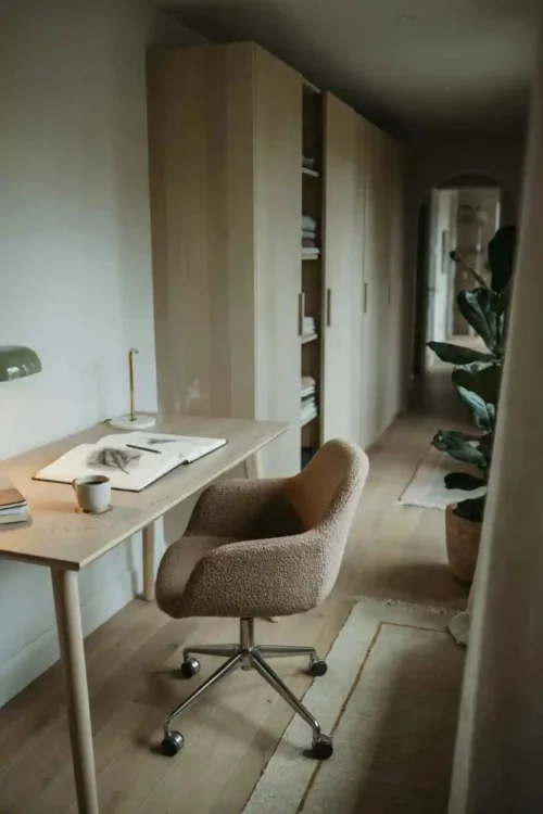 The Desk Positioned Away From High-Traffic Zones