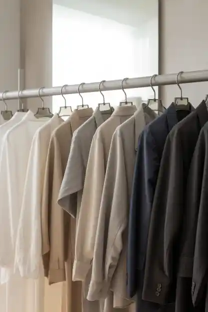 19 Master Closet Organization Ideas for a Stylish Space 18 Color Code Your Hanging Clothes