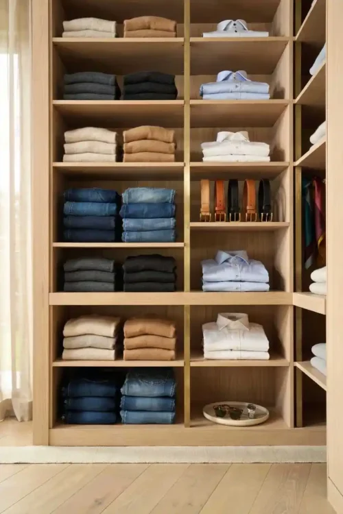 Shelf Dividers Keep Stacks Standing Upright