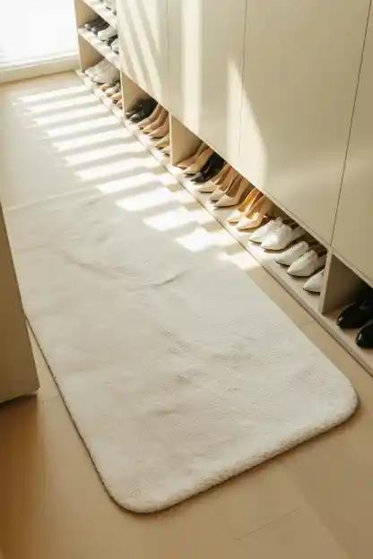 Closet Floor Mats That Define Zones
