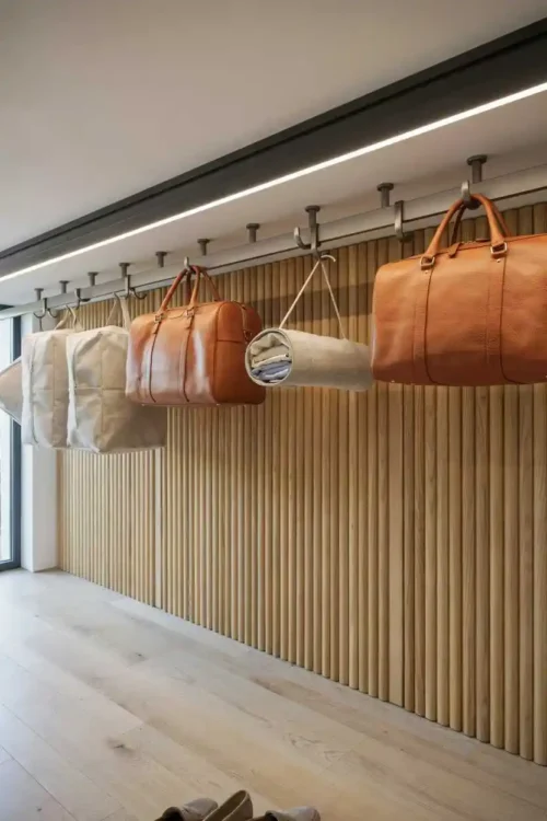Heavy-Duty Ceiling Hooks Hold Seasonal Bags