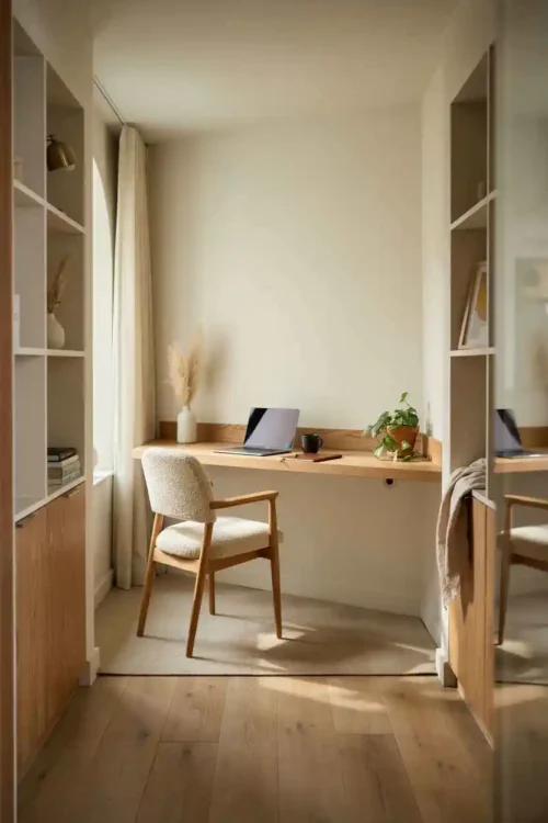 The Built-In Desk Along a Wall