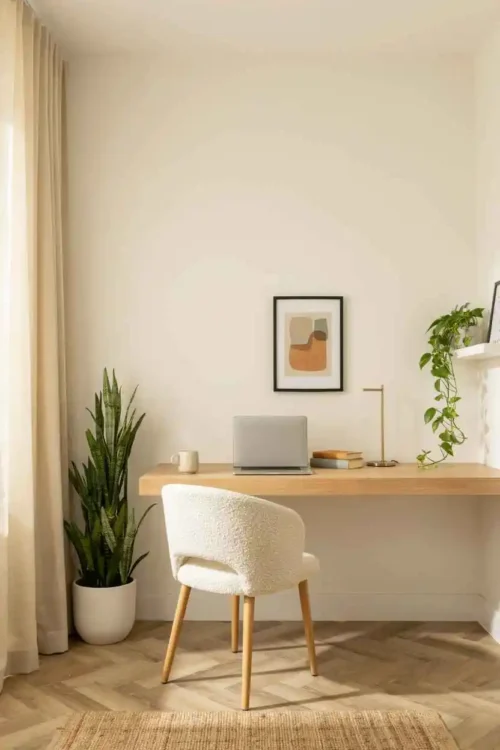 21 Home Office Interior Design Ideas for Small Rooms 20 The Greenery That Adds Life Without Bulk