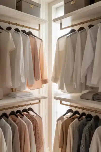 19 Master Closet Organization Ideas for a Stylish Space 3 Sort by Category Before You Touch a Single Bin