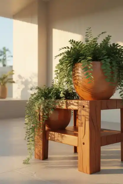 Build a Simple Wooden Plant Stand